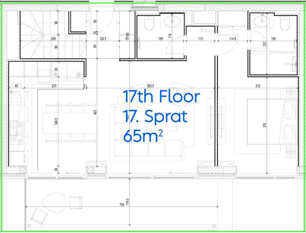 בלגרד BW Terrace Top Floor Apartments With River View & Self Check-In מראה חיצוני תמונה